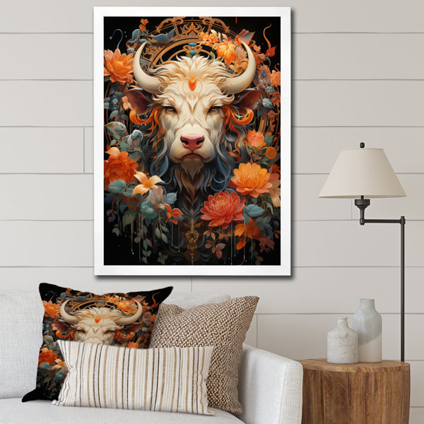 Bungalow Rose Essyara China Art Chinese Zodiac Framed On Canvas Print